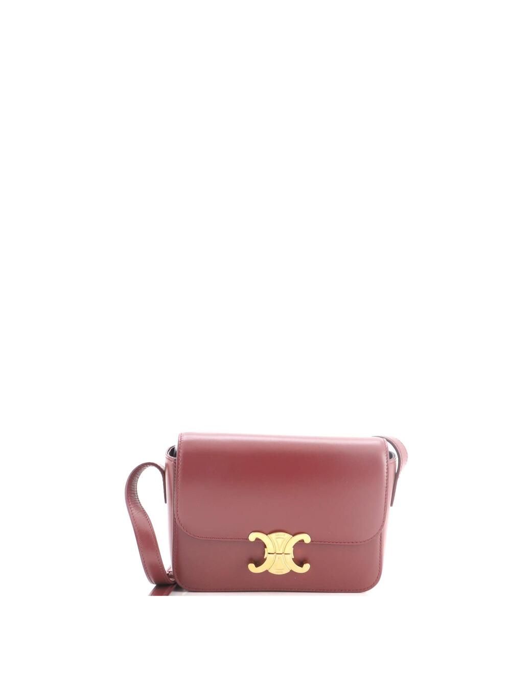 Celine Triomphe Shoulder Bag Smooth #377135C18B